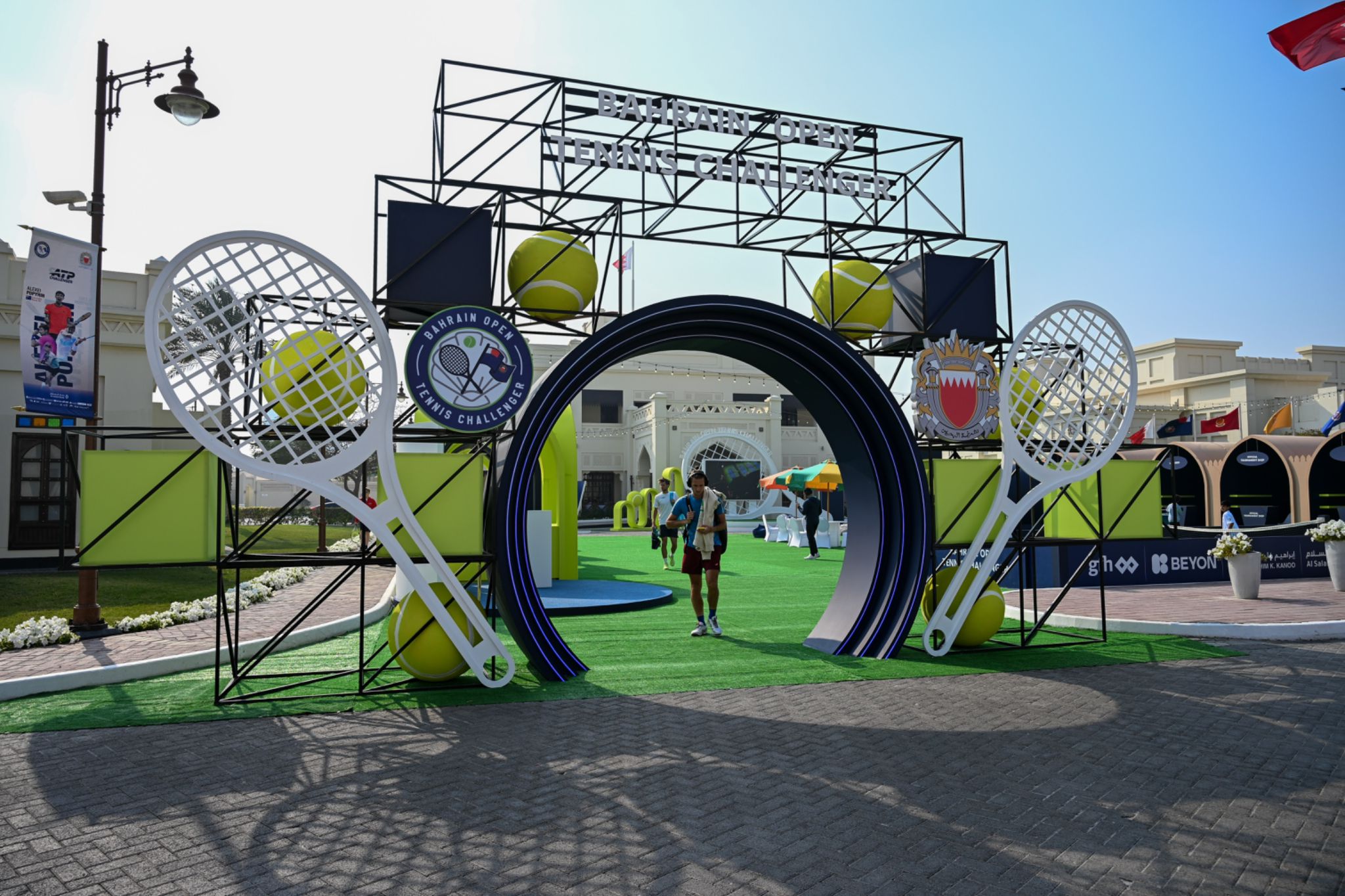 انطلاقة قوية ومباريات مثيرة في افتتاح النسخة الخامسة... من بطولة البحرين المفتوحة ATP تشالنجر للتنس<